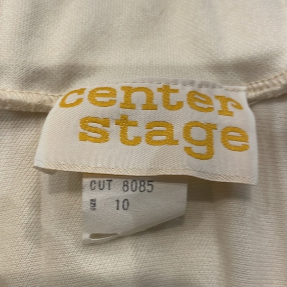 Vintage Pleated Midi Skirt Ivory - Picture 3 of 6